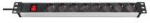 Brennenstuhl Premium-Line Technic Aliuminis, 8xCEE 7/4, 1xCEE 7/7, 19 "1U, 2m, juodas / sidabras1390007018 / GT-650