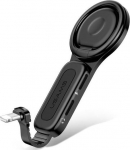 USAMS ADAPTER AU06 2IN1 2X LIGTNING + RING HOLDER Juodas