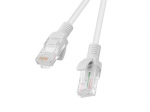 LANBERG PCU6-20CC-0100-S Patchcord RJ45 kat. 6 UTP 1m Pilka. 10 vnt
