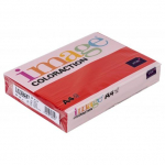 Dolovija Spalv.popierius A4 80g. IC London/Dark Raudona