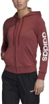 Adidas Džemperis Moterims W E Lin Fz Hd Burgundy GD2966