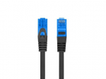 LANBERG patchcord cat.6A FTP LSZH CCA 1.5m juodas