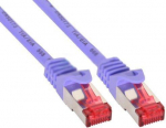 InLine 10m Cat.6 tinklo kabelis 1000 Mbit RJ45 - violetinė (76400P)