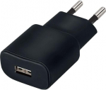 Forever TC-01 įkroviklis 1x USB 1A juodos spalvos