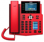 Telefonas Fanvil X5U-R telefon VoIP Juodas Raudona 16 linii Wi-Fi