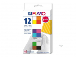 FIMO &ndash; mink&scaron;tas rinkinys 12x25 g &ndash; pagrindinis (8023 C12-1)