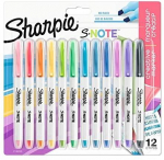 Markerių rinkinys Sharpie S-note Mix 12 vnt. - 2138233