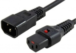 MicroConnect IEC LOCK C13&ndash;C14 maitinimo laidas