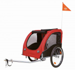 Trixie Dviračio priekaba L 75x86x80 (145) cm, juoda/raudona