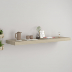 Pakabinama sieninė lentyna, ąžuolo spalvos, 90x23,5x3,8cm, MDF