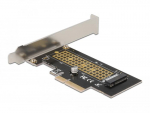 Delock karta PCI Express x4 - 1x M.2 Key M NVME vidinis žemo profilio skydelis