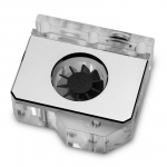 Ek Water Blocks Ek Vanduo Blocks EK vandens blokai EK-kvantinis skaliarinis srauto matuoklis nuo vir&scaron;aus iki apačios D-RGB - nikelis