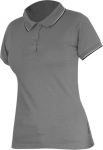 Lahti Pro Mar&scaron;kinėliai Moteri&scaron;ki polo mar&scaron;kinėliai 190g/m2, pilki, "s", ce, Lahti