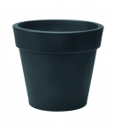 Nicoli &oslash;50x43cm vazonas Zeus Matt 50 antracito spalvos