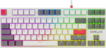 Klaviatūra KRUX ATAX PRO RGB CREATOR RETRO GATERON Geltonas PRO