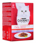Purina Nestle Drėgnas Kačių Maistas - Gourmet Mon Petit Žuvies Mi&scaron;inys 6 x 50 g
