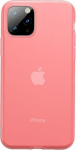 Baseus Riposo Dėklas &bdquo;SILICA'' iPhone 11 PRO telefonų modeliams Transparent red