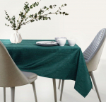 AmeliaHome Staltiesė 140&times;400 cm tamsiai žalia AH VESTA HMD