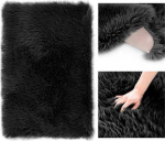 AmeliaHome KILIMAS / AH / DOKKA / NESKLDYMAS / Juodas / 75x120