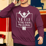 Džemperis "Tėtis - visų galų meistras" (be kapi&scaron;ono)