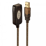 USB Hub - LINDY USB 2.0 Aktyvus Prailginimo Hub, 10 m, 4 Prievadai, USB 2.0, 480 Mbps
