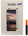 Reach LCD apsauginis stikliukas M1 5D UV Glue Samsung G998 S21 Ultra 5G lenktas skaidrus