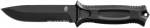 Peilis Gerber Strongarm juodas (dantytais a&scaron;menimis) (1027840)