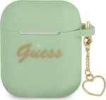 Dėklas Guess GUA2LSCHSN AirPods Žalias