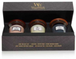 WoodWick Aromatinių žvakių rinkinys (Evening Onyx, Solar Ylang, Coastal Sunset), 3 x 85 g