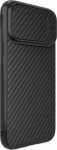 Nillkin Synthetic Fiber S Apple iPhone 14 Pro Max with camera, dėklas telefonui juodos spalvos