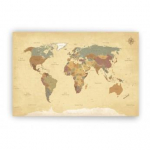 Deco Detales Kam&scaron;tinis paveikslas - Senovinis žemėlapis [Kam&scaron;tinis žemėlapis] : Drobės i&scaron;matavimai - 100x70 cm.