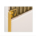 Profilis, aliuminis anoduotas, auksinis, h 12.5mm, L 2.7m