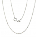 Sidabrinė grandinėlė Rope 1,3 mm - 3.9 g. - 55 - 1,3 mm.