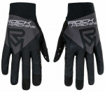 Dviratininko pir&scaron;tinės Rock Machine Race FF, juodos/pilkos, L (RF110913) (Atnaujinta)