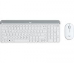 Klaviatūra ir pelė Kit Logitech MK470 Off Baltas FR Central