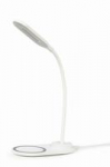 Gembird | Stalinė lempa su belaidžiu įkrovikliu | TA-WPC10-LED-01-W