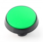 Oem Didelis mygtukas 6cm - žalias - pasviręs