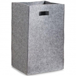 Felt laundry basket - color pilkas, 35 x 30 x 55 cm, ZELLER