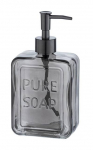 PURE liquid soap dispenser, glass, 550 ml, WENKO