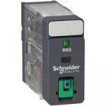 Schneider Electric Schneider Sąsajos relė su LED testavimo mygtuku 24VDC 10A 1c/o RXG12BD