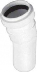 Magnaplast Vidaus kanalizacijos alkūnė HTB, d 32, , 45*, balta