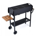 Dm Grill Bbq Expert &Scaron;a&scaron;lykinė 73x30x85 cm, su lentyna ir ratukais, metalo storis 3mm