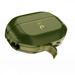 KeyBudz ElementProof AirPods Pro 2 dėklas with IP68 Atsparus vandeniui Design and Wireless Charging - Forest Žalias