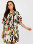 Italy Moda Suknelė-DHJ-SK-6871-2.91P-juoda-žalia
