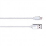 &bdquo;Solight&ldquo; &bdquo;Lightning&ldquo; laidas, USB 2.0 A jungtis - &bdquo;Lightning&ldquo; jungtis, silikoninis, 1 m