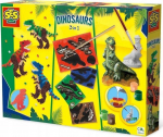 Ses Creative SES 3in1 Dinozauro gipso lietas, karoliukai, braižymas