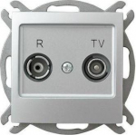 Ospel GPA-YK/m/18 IMPRESJA Lizdas antena RTV terminalas 2.5-3dB Sidabrinė GPA-YK/m/18