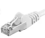 PremiumCord PREMIUMCORD Patch kabelis CAT6a S-FTP, RJ45-RJ45, AWG 26/7 3m baltas