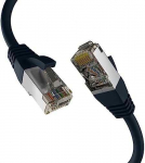 Efb Elektronik M-Cab CAT8.1 Juodas 0.25M PATCH CORD/RJ45 S/FTP LSZH 40GBIT CU LAN