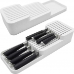 Vilde Peilių ir stalo įrankių dėklas baltas 39x14,5x7,5 cm